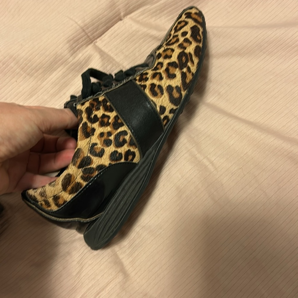 Cole Haan Leopard Calf Hair Sneakers-Sz 7B - Picture 4 of 5